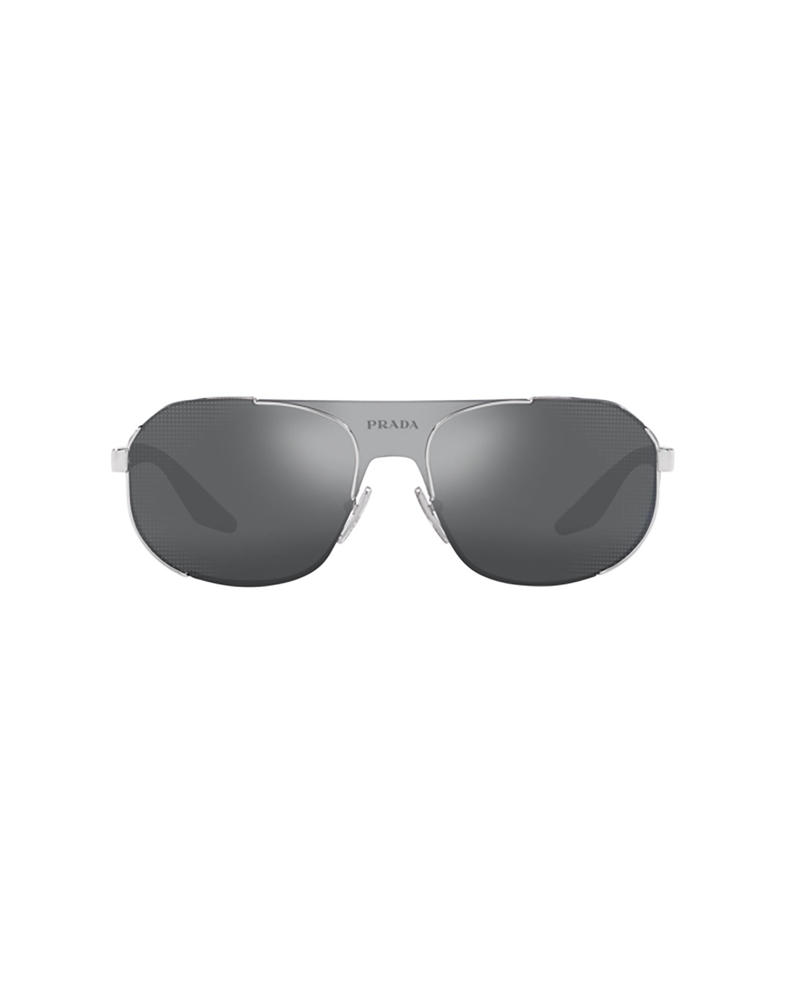 PRADA LINEA ROSSA Sonnenbrille Herren Silber von PRADA LINEA ROSSA