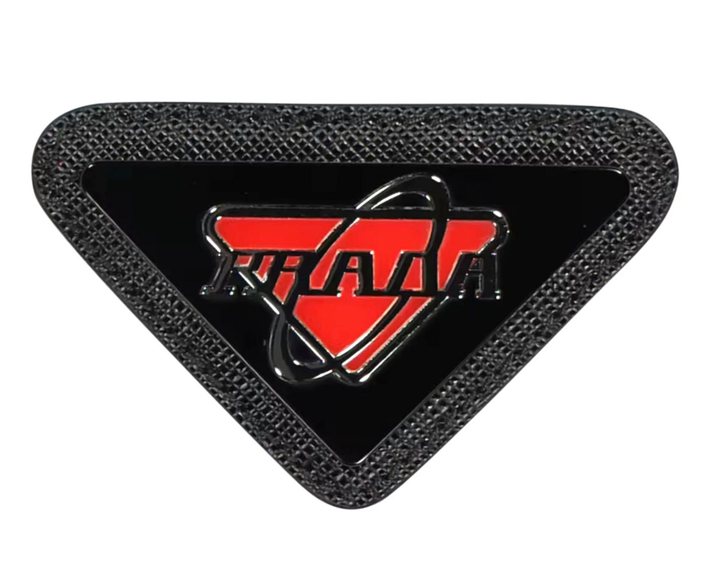 PRADA Anstecknadel Logo Brosche Pin Patch Neu, Lieferung mit Box mit Echtheitskarte und Etikett PRADA Anstecknadel Logo Brosche Pin Patch Neu, Lieferung mit Box mit Echtheitskarte und Etikett von PRADA