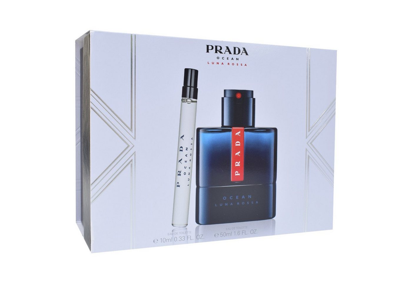 PRADA Duft-Set Luna Rossa Ocean Eau de Toilette 50 ml + Travel Duft Stick 10 ml Set von PRADA