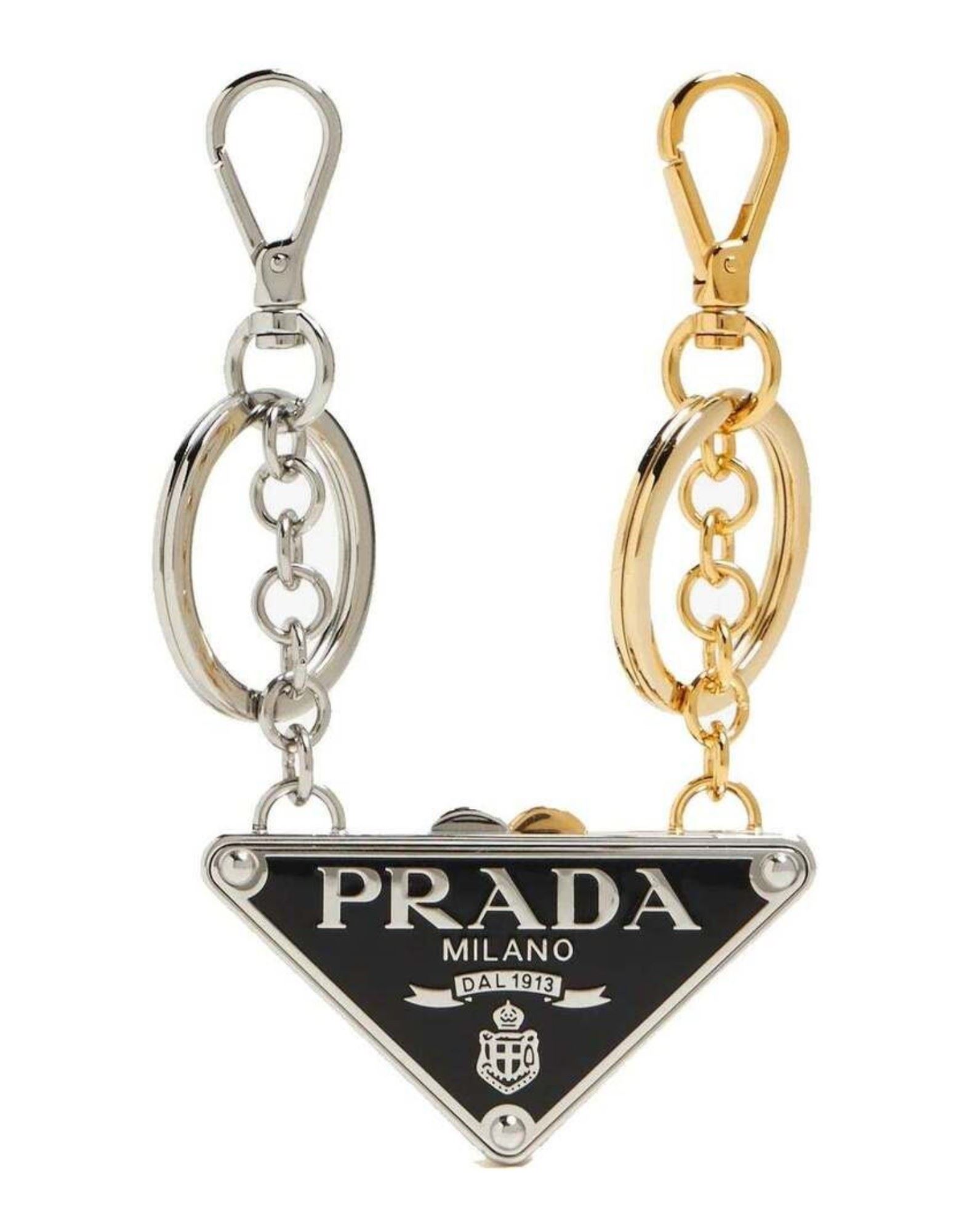 PRADA Schlüsselanhänger Damen Silber von PRADA