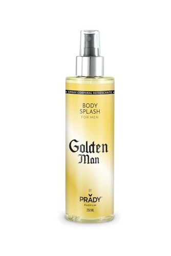 PRADY - Body Splash Golden Man - Für Herren - 250 ml - Eleganter Duft für den modernen Mann von PRADY