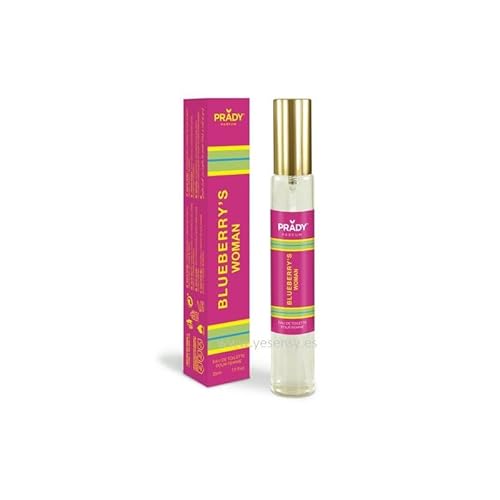 Prady - Eau de Toilette Blueberry's Woman 33ml - Damen - 33ml - Fruchtig und erfrischend mit Noten von Blaubeeren für einen verführerischen Duft! von PRADY
