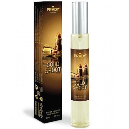 Prady - Eau de Toilette Gold Mann 33ml - Männer - 33ml - Luxuriöser, holziger und orientalischer Duft für den eleganten Mann! von PRADY