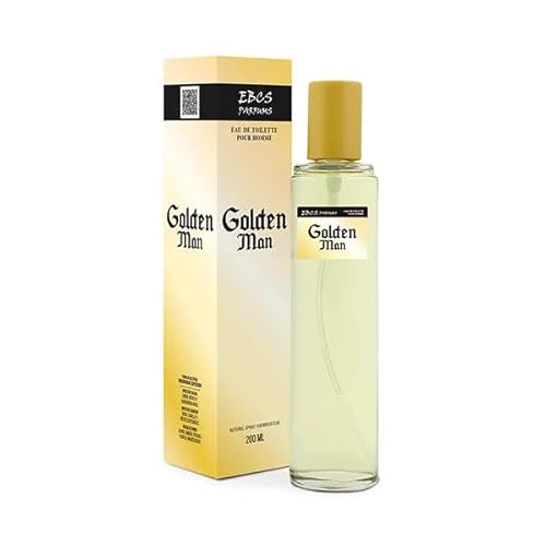 Prady - Eau de Toilette Golden Man Homme - 200ml - Eleganter & maskuliner Duft für den modernen Mann von PRADY