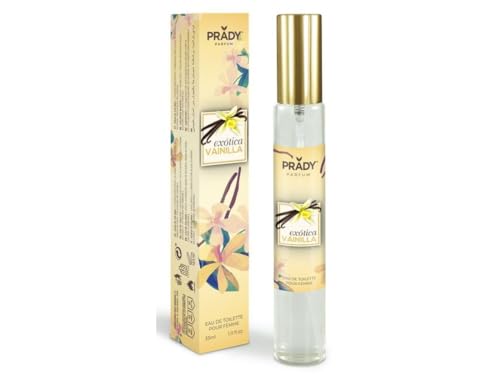 Prady Exotisches Eau de Toilette, Vanillefrucht, 33 ml, Frische und Süße in jedem Tau von PRADY