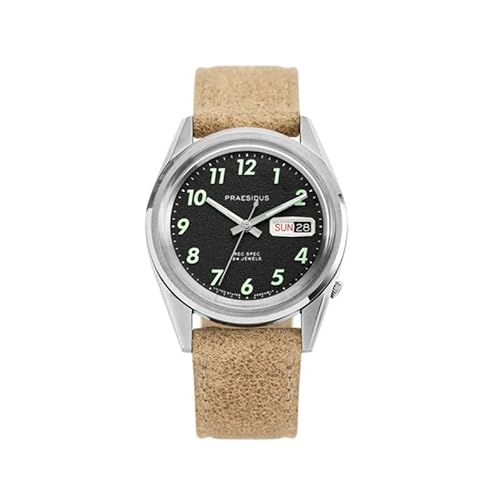 PRAESIDUS REC SPEC OG POPCORN Automatik Stahl Leder Datum Schwarz Braun Herrenuhr, Schwarz PRAESIDUS REC SPEC OG POPCORN Automatik Stahl Leder Datum Schwarz Braun Herrenuhr, Schwarz von PRAESIDUS