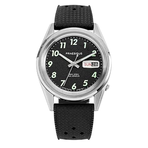 PRAESIDUS REC SPEC OG POPCORN Automatik Stahl Silikon Schwarz Datum Herrenuhr, Schwarz PRAESIDUS REC SPEC OG POPCORN Automatik Stahl Silikon Schwarz Datum Herrenuhr, Schwarz von PRAESIDUS
