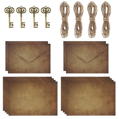 PRAOFRT 2 Set Briefpapier set Wichtel papier Vintage Kraftpapier Umschläge,Briefpapier mit Umschlag und Papier Briefpapier-Sets Handgefertigte Geschenke zum Schreiben von Geburtstag Weihnachten PRAOFRT 2 Set Briefpapier set Wichtel papier Vintage Kraftpapier Umschläge,Briefpapier mit Umschlag und Papier Briefpapier-Sets Handgefertigte Geschenke zum Schreiben von Geburtstag Weihnachten von PRAOFRT