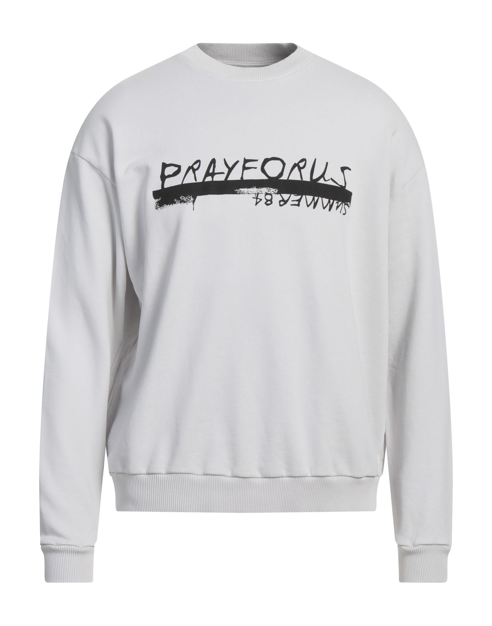 PRAY FOR US Sweatshirt Herren Hellgrau PRAY FOR US Sweatshirt Herren Hellgrau von PRAY FOR US