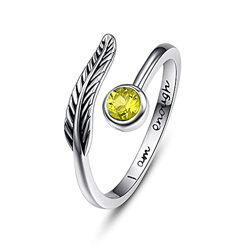 Peridot Ringe Verlobungsring Promise Solitär Verlobung Ring Silber 925 Damen Silberringe Antragsring Ring Damen Schmuck von PRAYMOS