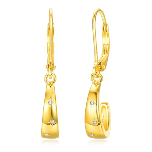 Verjüngte Hoop Ohrringe Huggie Hoops Dick 14K Gold Hoop Ribbed Ohrringe Minimalist Knorpel Geschenk für Sie von PRAYMOS