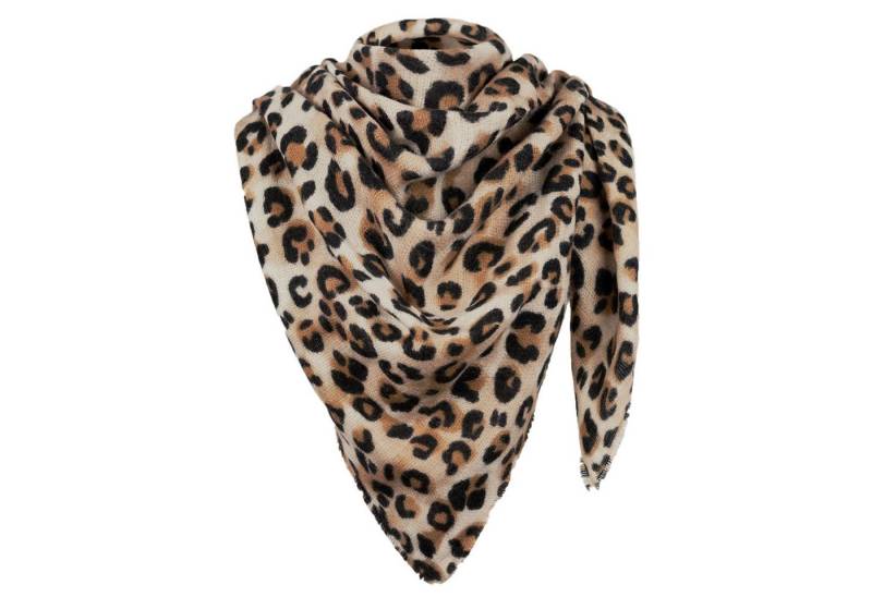 PRECORN Strickschal Kuscheliger Oversized Damen Herbst/Winter Schal mit Leomuster von PRECORN