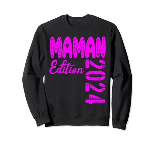 FRANZÖSISCHE MAMA MAMAN 2024 MUTTER Sweatshirt von PREGNANCY BABY MUM APPRECIATION FAMILY
