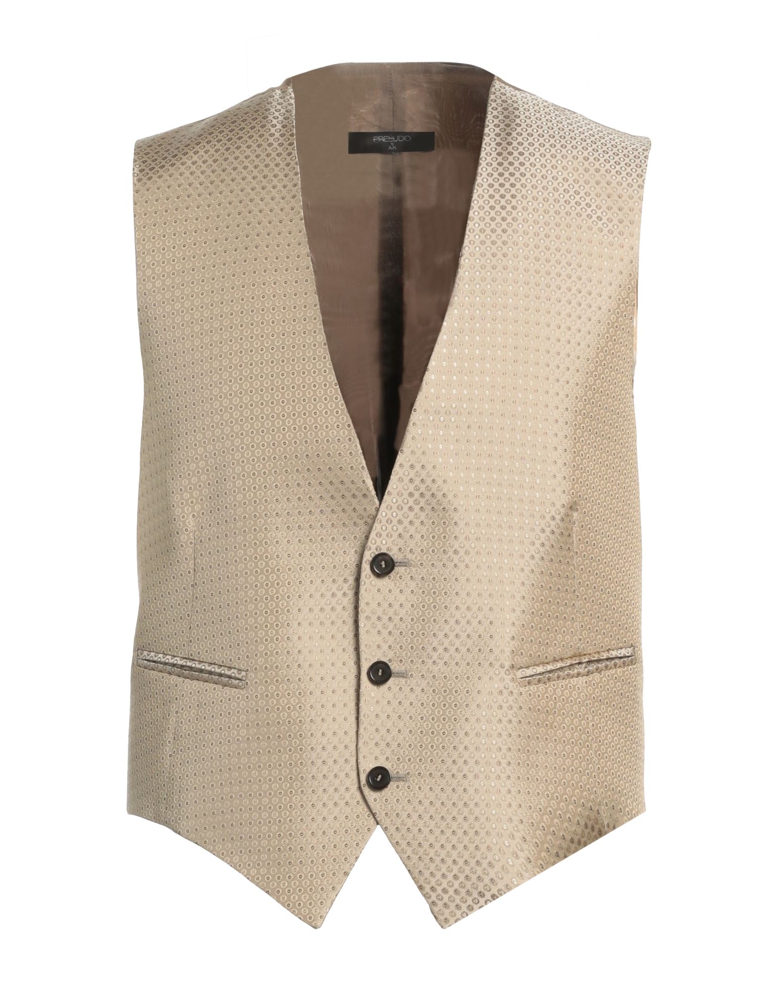 PRELUDIO by A.N. Couture-weste Herren Beige von PRELUDIO by A.N.