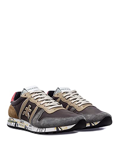 PREMIATA Herren Schuhe Sneakers Eric 5371 Nylon Leder Grau von PREMIATA