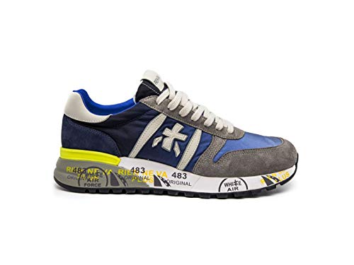 PREMIATA Lander-4587 Grau Blau Blau Sneaker von PREMIATA