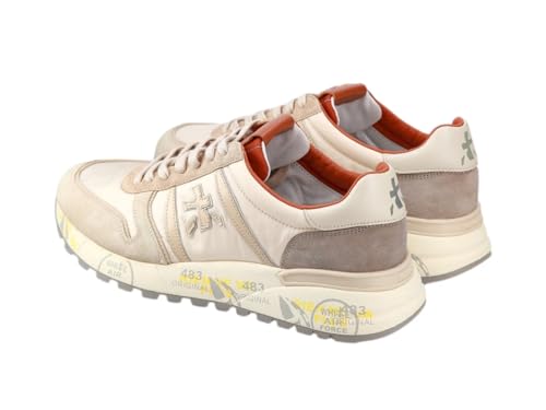 PREMIATA Lander 6633 Herren-Sneakers, Beige, beige, 43 EU von PREMIATA