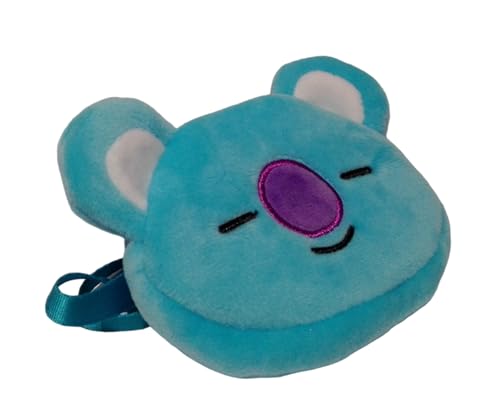 BT21 Mini-Umhängetasche für Mädchen, blau, Koala, mit Reißverschluss, Freizeit, Gelb von PRESTIGE & DELUXE