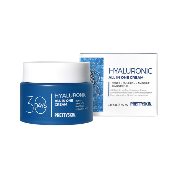 PRETTYSKIN - 30 Days All In One Hyaluronic Cream - 100ml von PRETTYSKIN