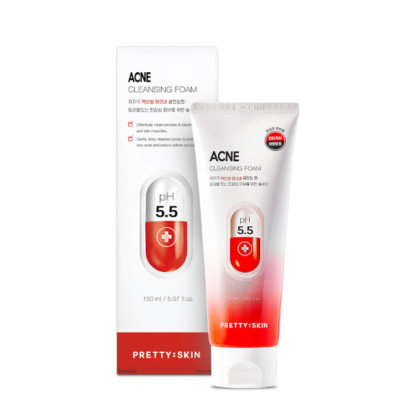 PRETTYSKIN - Acne Cleansing Foam - 150ml von PRETTYSKIN