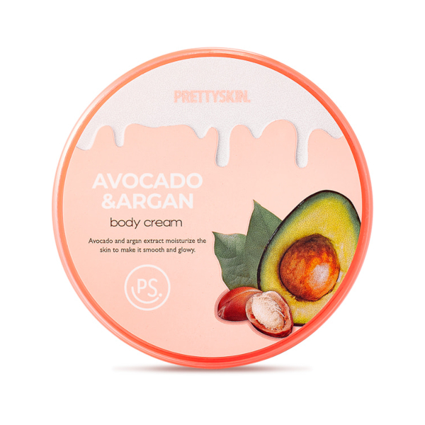 PRETTYSKIN - Design Your Beauty Avocado & Argan Body Cream - 300ml von PRETTYSKIN
