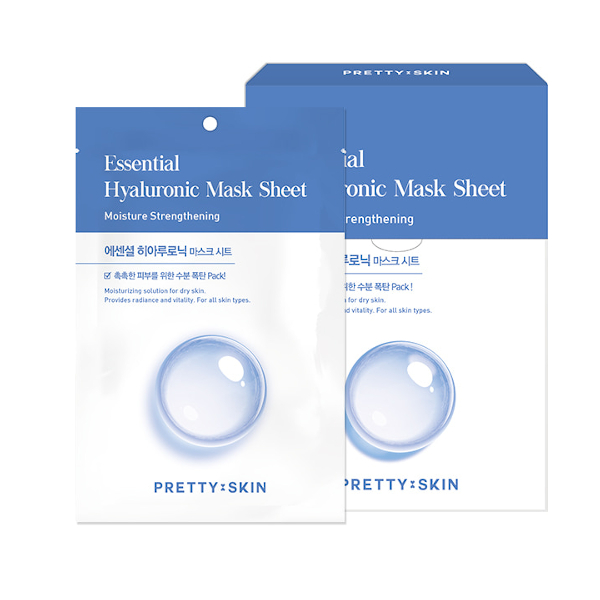 PRETTYSKIN - Essential Hyaluronic Mask Sheet - 10stücke von PRETTYSKIN