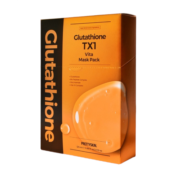 PRETTYSKIN - Glutathione TX1 Vita Mask Sheet - 25ml * 10ea von PRETTYSKIN