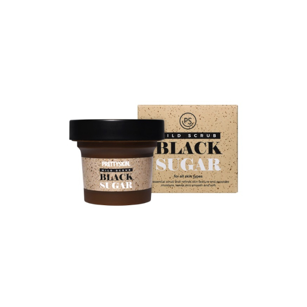 PRETTYSKIN - Mild Scrub Black Sugar - 100g von PRETTYSKIN