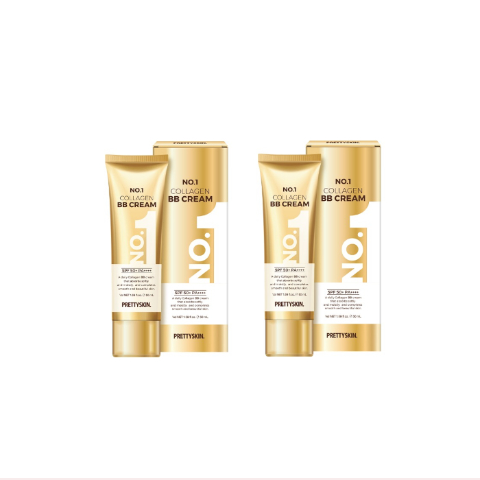 PRETTYSKIN - No.1 Collagen BB Cream SPF50+ PA++++ - 50ml (2ea) Set von PRETTYSKIN