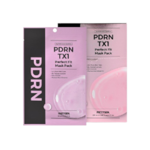 PRETTYSKIN - PDRN TX1 Perfect Fit Mask Sheet - 25ml * 10ea von PRETTYSKIN