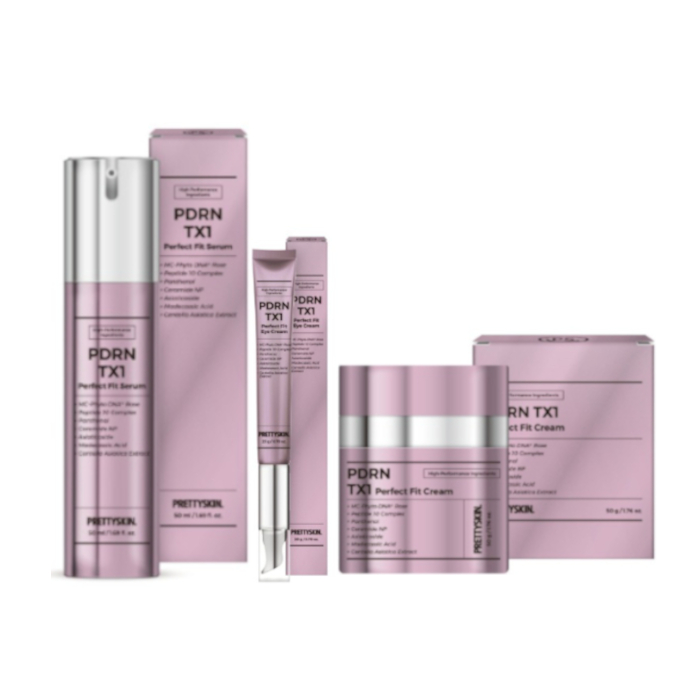 PRETTYSKIN - PDRN TX1 Perfect Fit Skincare Set von PRETTYSKIN