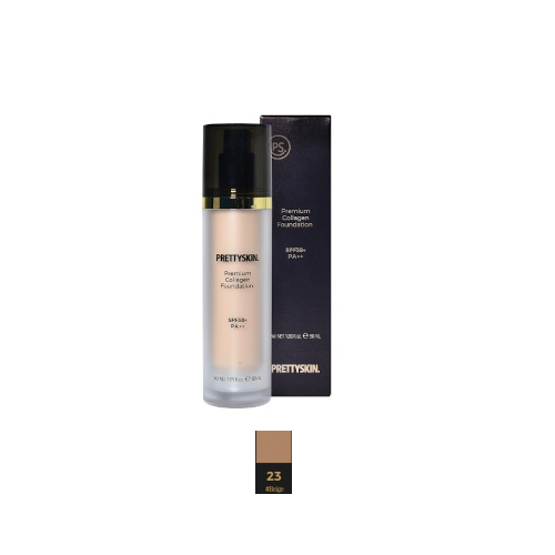 PRETTYSKIN - Premium Collagen Foundation - 50ml - 23 Beige von PRETTYSKIN