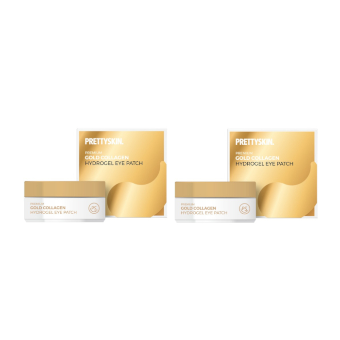 PRETTYSKIN - Premium Gold Collagen Hydrogel Eye Patch - 90g (2ea) Set von PRETTYSKIN