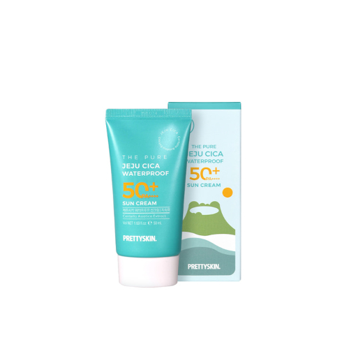 PRETTYSKIN - The Pure Jeju Cica Waterproof Sun Cream SPF50+ PA++++ - 50ml von PRETTYSKIN