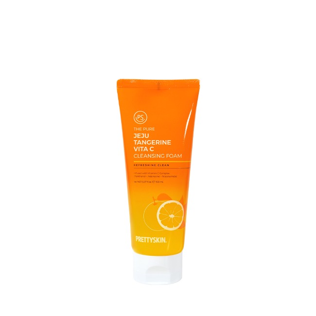 PRETTYSKIN - The Pure Jeju Tangerine Vita C Cleansing Foam - 150ml PRETTYSKIN - The Pure Jeju Tangerine Vita C Cleansing Foam - 150ml von PRETTYSKIN