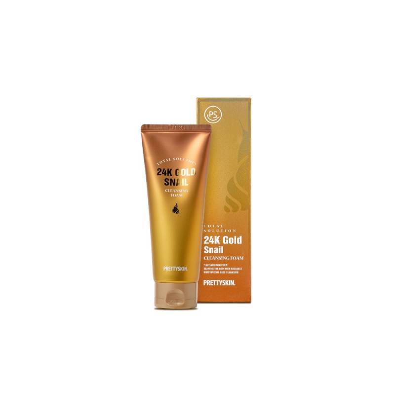 PRETTYSKIN - Total Solution 24K Gold Snail Cleansing Foam - 150ml PRETTYSKIN - Total Solution 24K Gold Snail Cleansing Foam - 150ml von PRETTYSKIN