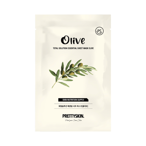 PRETTYSKIN - Total Solution Essential Sheet Mask - 1stück - Olive von PRETTYSKIN