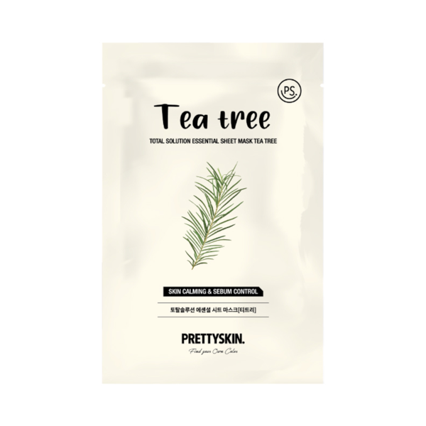 PRETTYSKIN - Total Solution Essential Sheet Mask - 1stück - Tea Tree von PRETTYSKIN