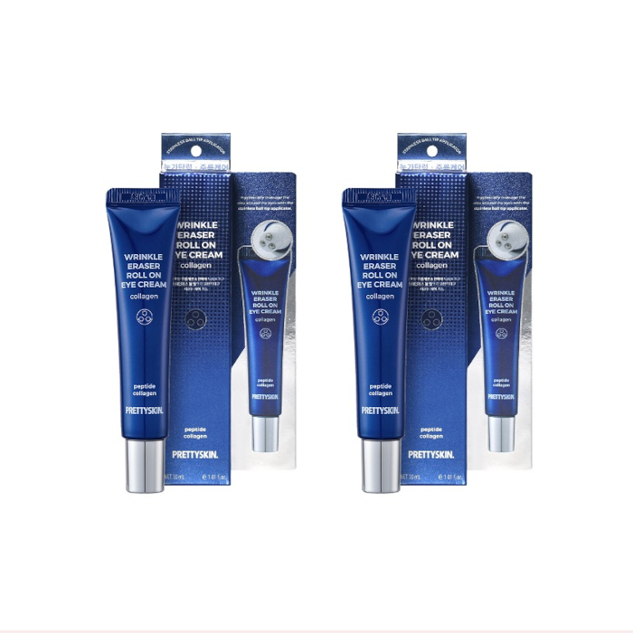 PRETTYSKIN - Wrinkle Eraser Roll On Eye Cream - Collagen - 30ml (2ea) Set von PRETTYSKIN