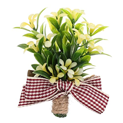 PRETYZOOM 1 Stück Blumenbrosche für Braut Kunstblume Haarnadel mit Schleife für Hochzeiten Verlobungen Jubiläen und Besondere Anlässe Handgefertigte Romantische Brosche aus Strapazierfähigem von PRETYZOOM