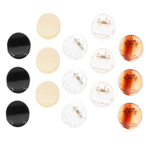 PRETYZOOM 15st -clip Mini-rundklaue Haarklammern Aus Kunststoff Haarspangen Für Damen Haarschmuck Für Frauen Hochzeit Mini-haarkrallen-clip Mädchen Schmetterlingsclip Fassen Plastik von PRETYZOOM