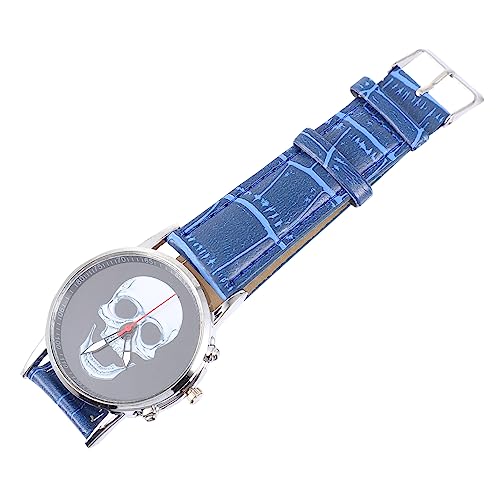 PRETYZOOM 1stück Herren Armbanduhr Mit Großem Ziffernblatt Im Schädel-Design Modische Und Langlebige Uhr Für Halloween-Partys Und Alltag Perfektes Für Familie Und Freunde von PRETYZOOM