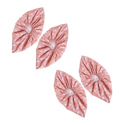 PRETYZOOM 2 Paare Baumwoll schuhüberzüge für Damen und Herren Verstärkt Abriebfest rutschfest Waschbar Atmungsaktiv Staubdicht für Innenbereich Fußschutz in Rosa von PRETYZOOM