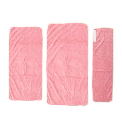 PRETYZOOM 2 Sätze Beauty-handtücher Hautpflegesets Haarzubehör Spa-kopfpackungen Stirnbänder Für Die Hautpflege Hautpflege-stirnband Faser Ballaststoff Kosmetik Turban Rosa von PRETYZOOM