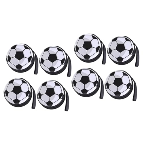 PRETYZOOM 2 Sätze Kreative Fußball Muster Aufbewahrungstaschen Tinplate Münzbörsen Für Kleingeld Karten Und Persönliche Gegenstände Zufällige Innenfarbe Für 4 Stück * 2 von PRETYZOOM