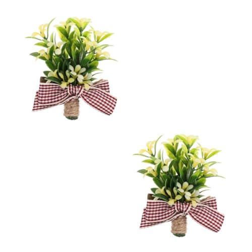 PRETYZOOM 2 Stck. Blumenbrosche aus Kunstblume für Hochzeit Anstecknadel mit Hochwertigem Satin und Vielseitig als Haarnadel oder Brosche Einsetzbar für Braut Brautjungfern und Besondere von PRETYZOOM