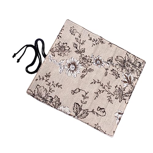 PRETYZOOM 20 Federmäppchen Buntstiftetui Pinselhalter Für Künstler Aquarell-ölbeutel Pinselhalter Für Leinwandkunst Pinseletui Bürstenhalter Make-up Pinsel Rollbox Lagerung Leinentasche von PRETYZOOM