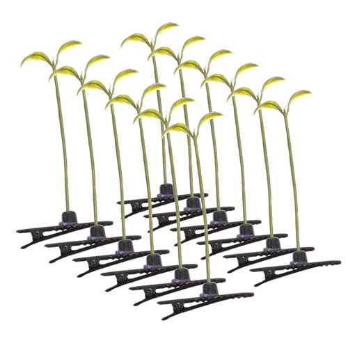 PRETYZOOM 20stücke Dekorative Mädchen Haarspange Schöne Kunst Sojasprossen Haarspange Leichte Junge Mädchen Haarschmuck Clip von PRETYZOOM