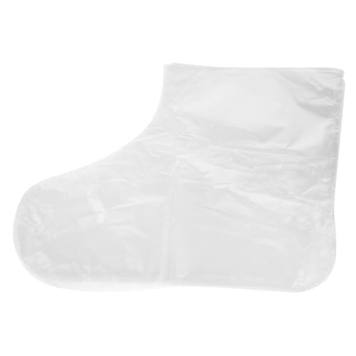 PRETYZOOM 200 Stück Pack Einweg Transparente Fußschutz Überzüge Weit Für Damen Herren Wasserdichter Schutz Für Spa Paraffinbad Hot Wax Therapie Rissige Füße Pflege von PRETYZOOM