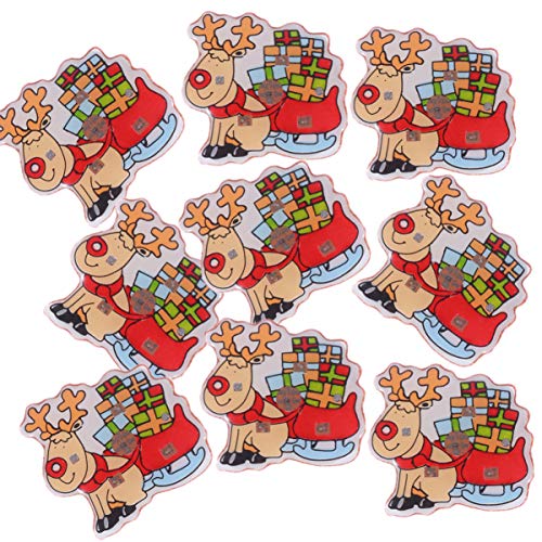 PRETYZOOM 25 Stücke Weihnachten Led Hirsch Brosche Blinkende Abzeichen Pin Weihnachten Rentier Leuchtende Brosche Emaille Pins Kinder Weihnachten Hemd Rucksack Schmuck Geschenke Party von PRETYZOOM